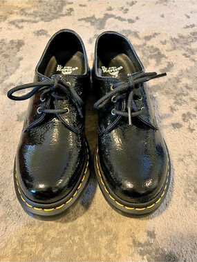 Dr. Martens 1461 Patent Leather Oxford Shoes Black